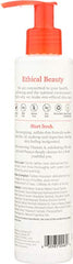 Derma E Anti-Wrinkle Cleanser bottle pour illustrating quick lather for makeup removal.