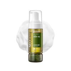 DERMALOGY Real Fresh Green Tea cleanser bottle for a gentle morning cleanse.