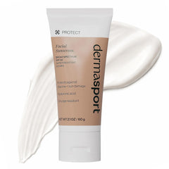 DERMASPORT SPF50 face sunscreen tube provides lightweight, non-greasy protection for outdoor athletes.