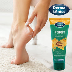 Dermatonics foot cream showcasing gentle fragrance for daily skincare routine.