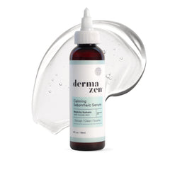 Dermazen serum dispense drop illustrates easy, controlled application.