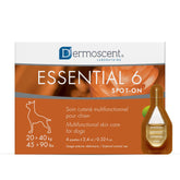 Dermoscent Essential 6 bottle pour for easy skincare support for dogs