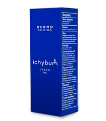 Dermoscribe zinc oxide cream texture visible on skin with gentle coverage.