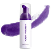 Dersoud Purple Toothpaste bottle with foam for brighter smiles