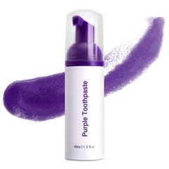 Dersoud Purple Toothpaste bottle with foam for brighter smiles