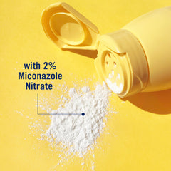 Desenex powder inside shoes maintains dryness.
