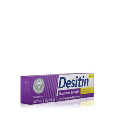 Desitin Zinc-Oxide 40 Percent barrier image emphasizing strong moisture shield