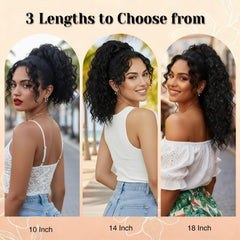 Detean fluffy natural-looking ponytail for fuller hair