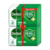 Dettol Original Bar Soap 100g, classic fragrance for everyday cleansing