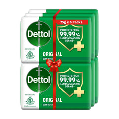 Dettol Original Bar Soap 100g, classic fragrance for everyday cleansing