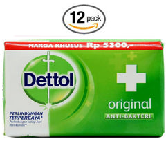 Dettol Original soap bar close-up shows rich lather and fresh fragrance.