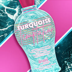 Devoted Creations Turquoise Temptation fragrance-sugared-sorbet reveals a sweet scent during self-tanning sessions.