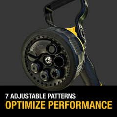 DEWALT Hydro Cannon Nozzle with ergonomic grip reduces hand fatigue during use