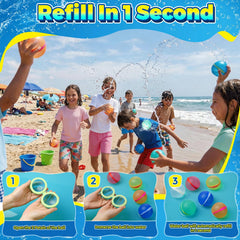 DEXKWEN compact water balloons fold small for easy packing.