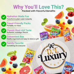 Includes five random stickers to personalize your Kool Aid kit.