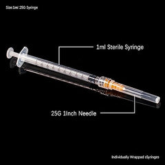 Dfpty 25g 1inch needle for precise, small-volume applications.