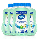 Dial Antibacterial Defense foaming hand soap bottle with aloe for gentle cleansing