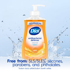 Dial Aloe-infused formula nourishes skin while cleansing with moisturizers.