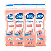 Dial Himalayan Salt Body Wash bottle shows gentle exfoliation for radiant skin.