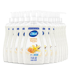 Dial Vanilla Honey pump bottle for convenient, moisturizing handwashing.