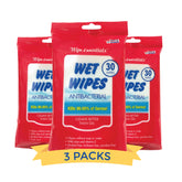 Diamond Wipes WipeEssentials 3-pack front view for family travel.