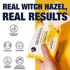 Dickinson's plant-to-bottle witch hazel purity for gentle skin cleansing
