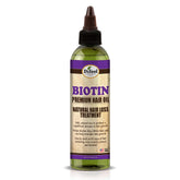 Difeel Biotin Hair Oil bottle with 8-ounce packaging for healthier-looking hair.