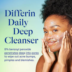 Differin gel tube close-up showing smooth texture for daily application
