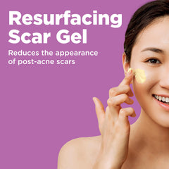 Close-up of gel texture for even skin and smoother feel
