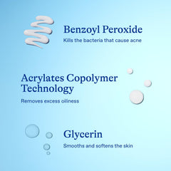 Differin close-up on a clogged pore area.