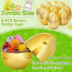 Digwry easter-hunt gold set adds sparkle to hunts and decor.