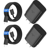 DiHines 25W USB-C fast charger powering Samsung Galaxy devices quickly and efficiently.