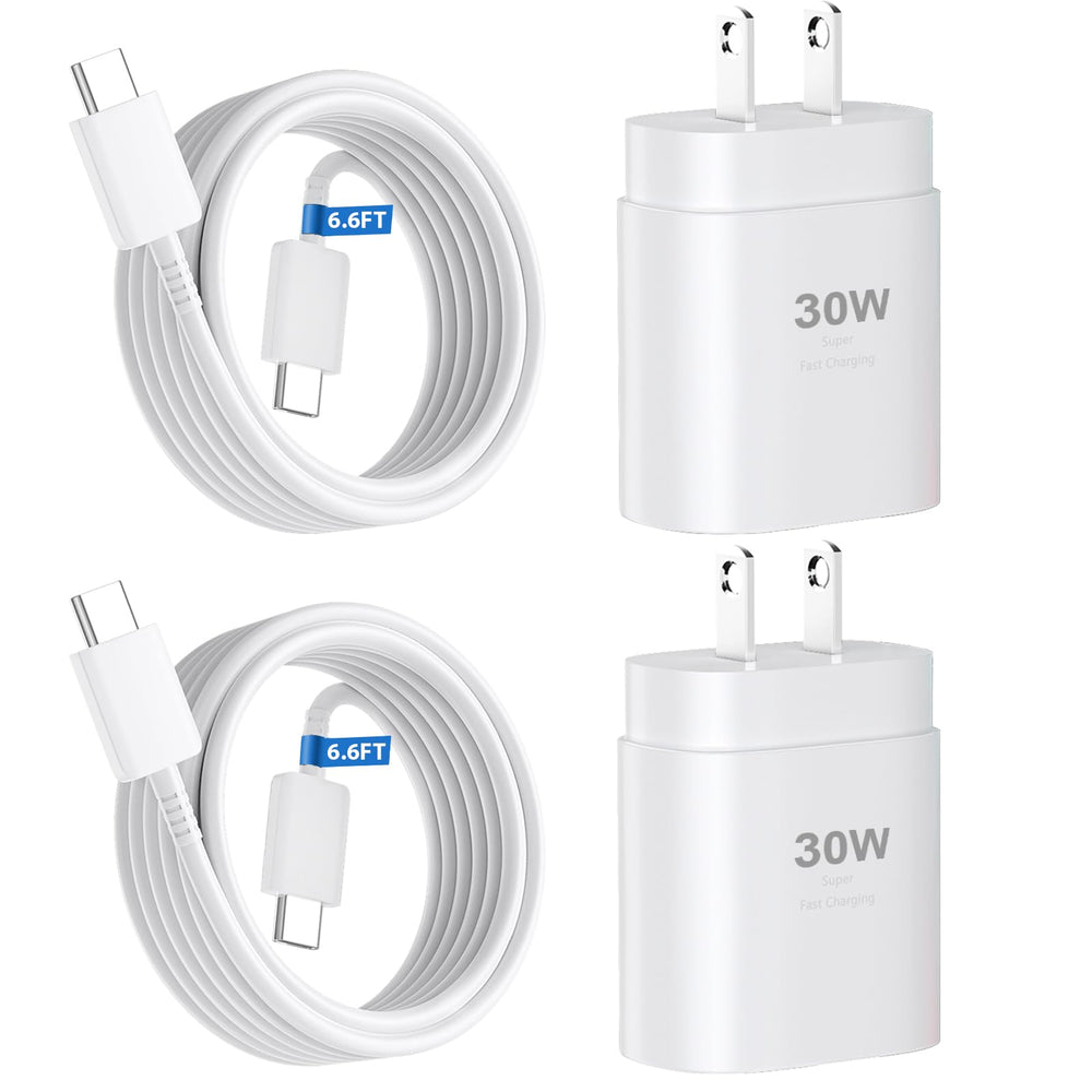 DiHines 30W USB-C charger block with blue finish for rapid phone charging