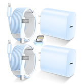 DiHines blue 20W USB-C charger block for fast charging.