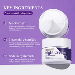 DIKAYI peptide complex illustration highlights refreshed skin with fewer fine lines.