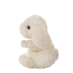 DILLY DUDU Cream Bunny 6-Inch side view for display