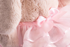 DILLY DUDU soft plush fabric enhances gentle hugs and imaginative play.