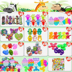Dilycery animal stickers for crafts and reward systems.