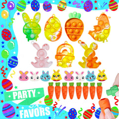 Dilycery Easter egg fillers featuring stickers and stamps for creative play