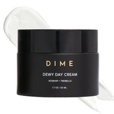 DIME Beauty Dewy Day Cream bottle showcasing hydration on a clean surface.