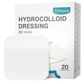 Dimora hydrocolloid wound dressing 20-pack ready for moist healing protection