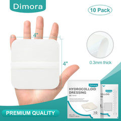 Dimora self-adhesive hydrocolloid dressing provides waterproof protection for active use.