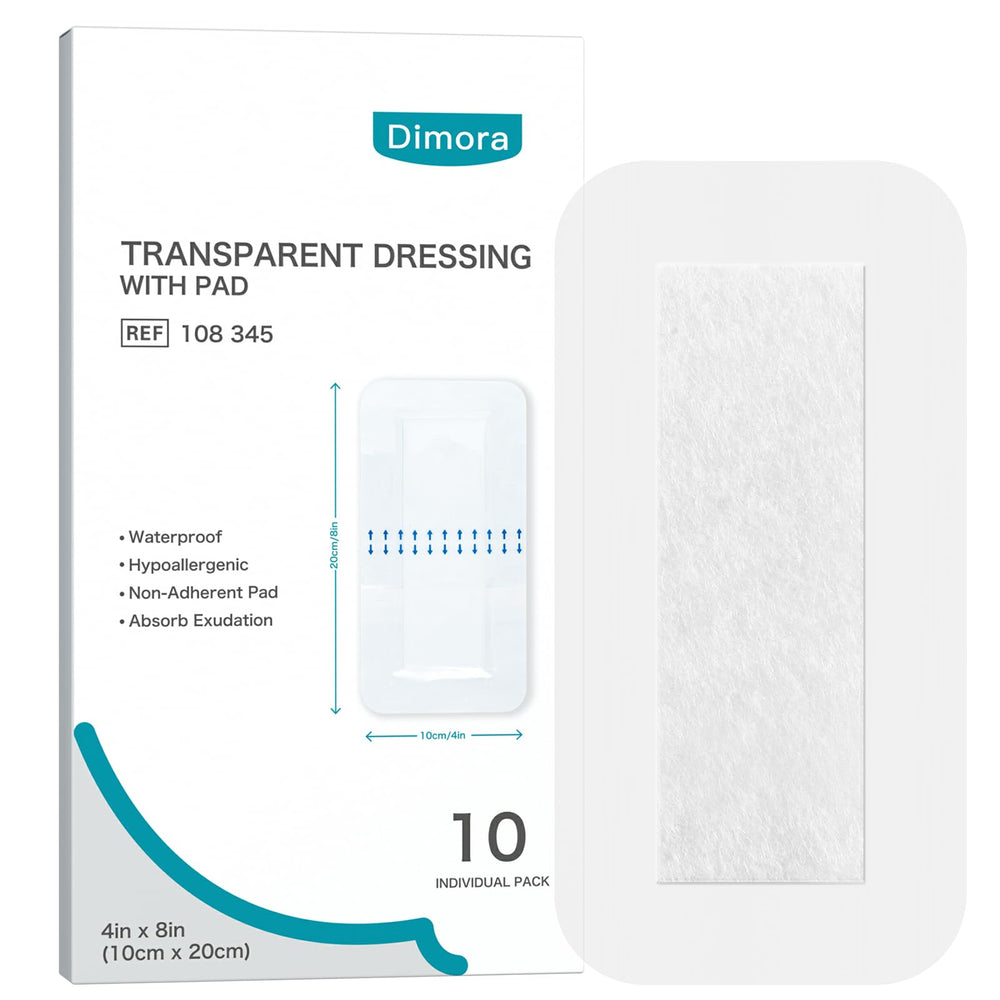 Dimora waterproof dressing on skin provides reliable coverage for daily activities.