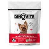 Dinovite 3-in-1 bottle pour showing easy dosing for small dogs