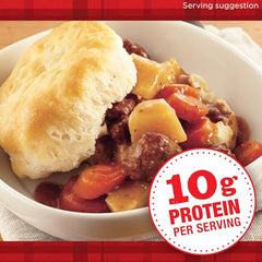 DINTY MOORE Beef Stew rich gravy close-up highlights flavor depth for comforting meals.