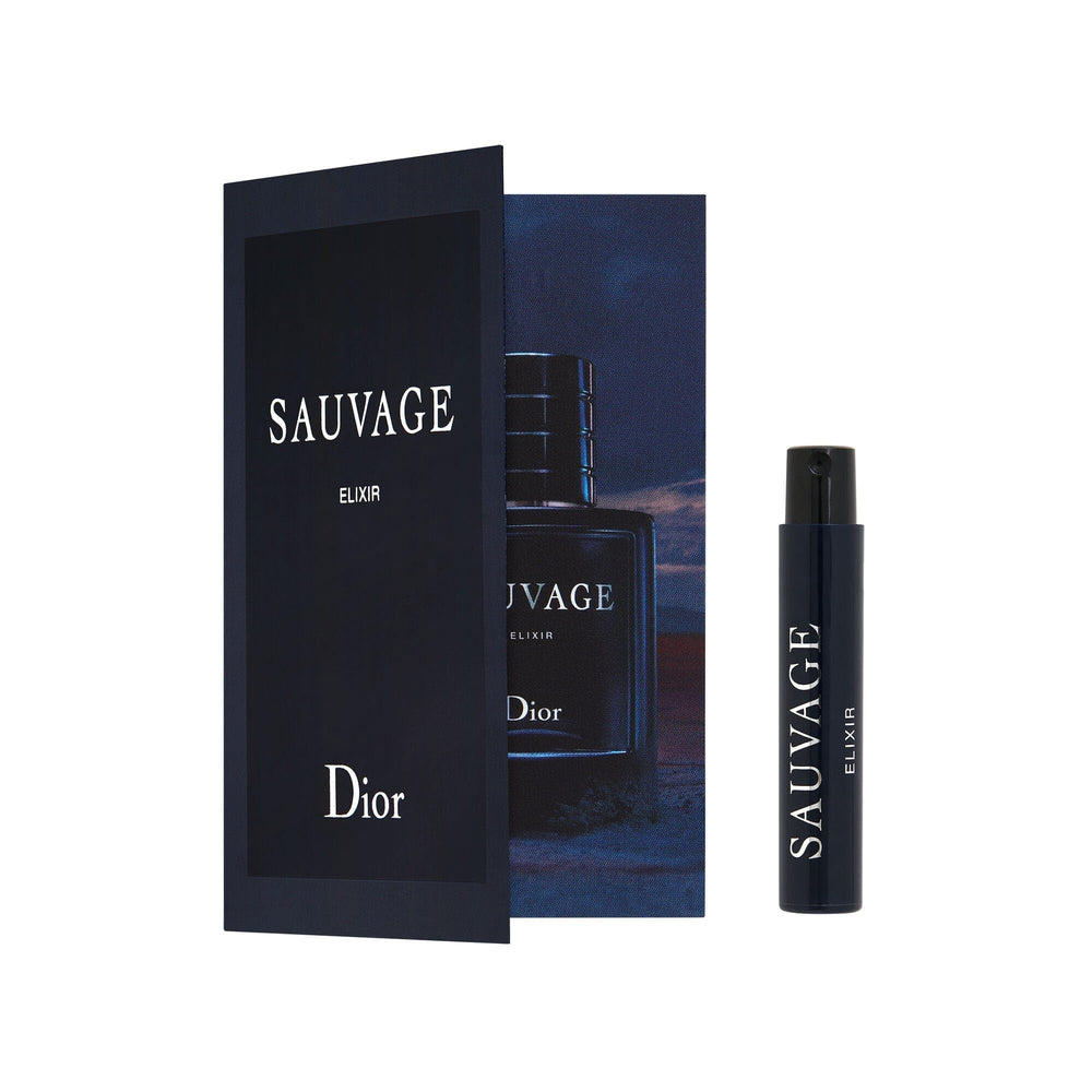 Dior Sauvage Elixir travel vials two-pack for on-the-go fragrance sampling