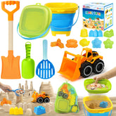 Dishio collapsible beach bucket for easy packing and playtime.