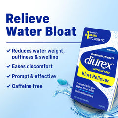 Diurex pamabrom active-ingredient label highlights the diuretic component.