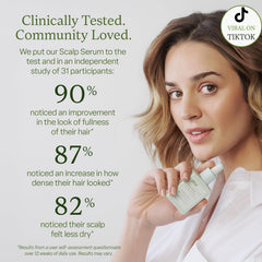 Divi Scalp Serum caffeine and rosemary oil illustration.