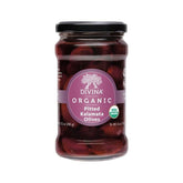 Divina Kalamata olives in an organic 10-oz bottle ready for snacking